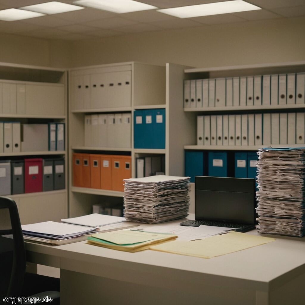 Büro organisieren mit Ablagesystemen: Papierkram richtig sortieren