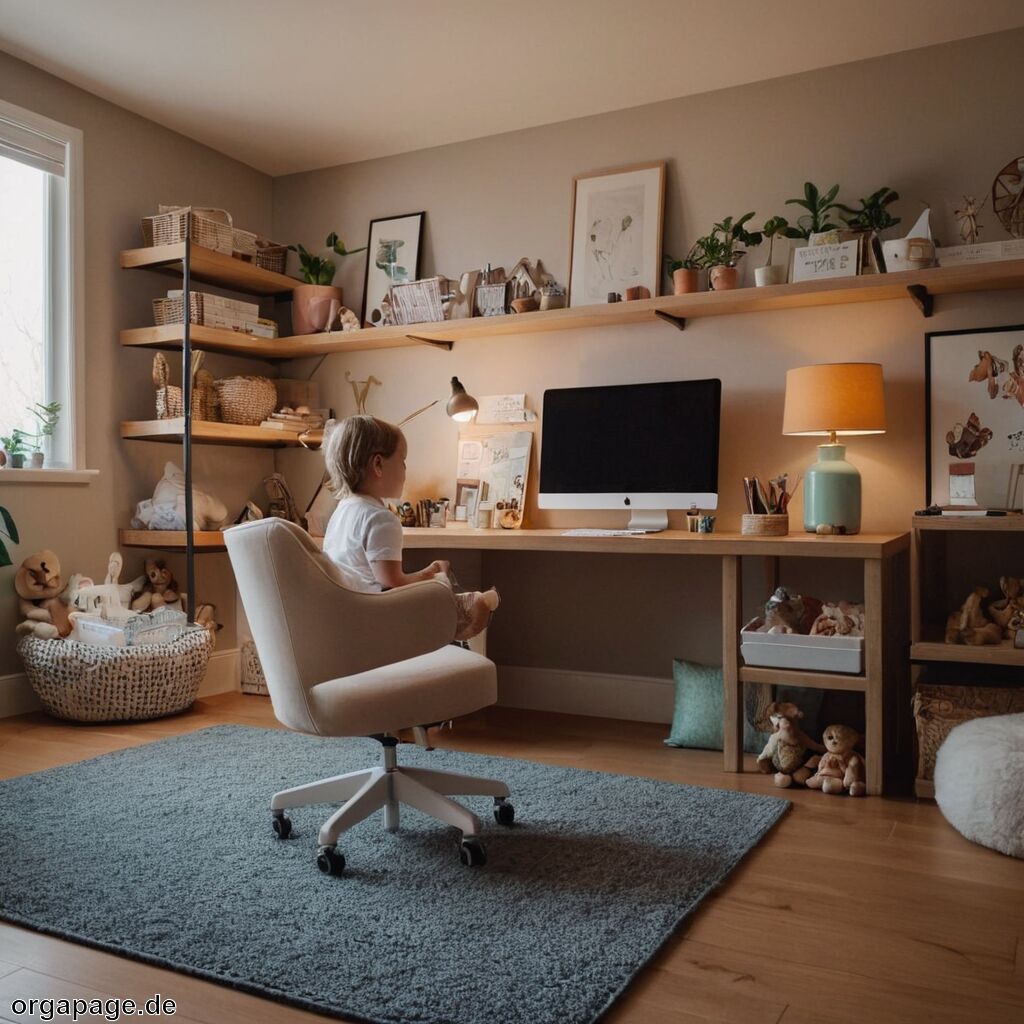 Büro organisieren im Homeoffice mit Kindern: Fokus trotz Ablenkung