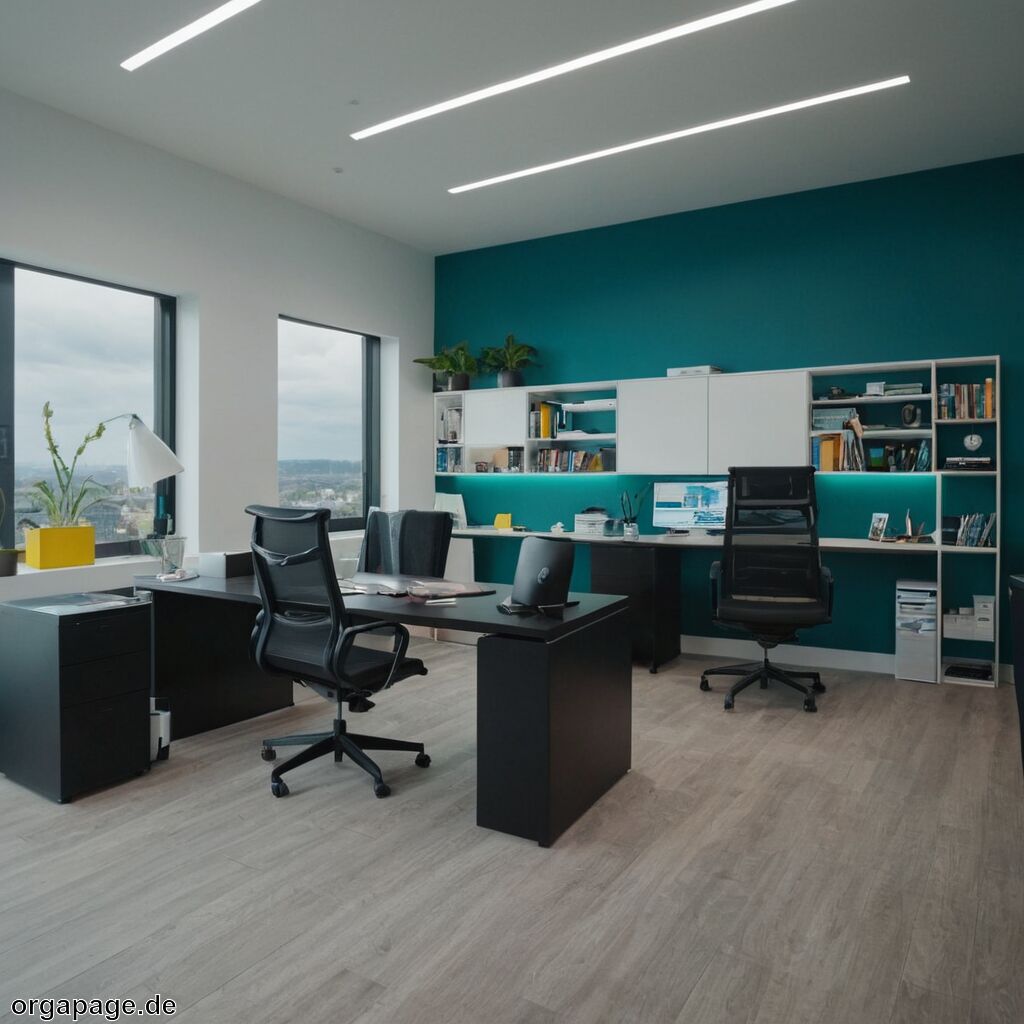 Büro organisieren mit Farben und Zonen: Übersicht auf einen Blick