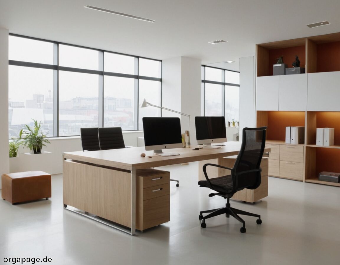Verwende funktionale Möbel mit Stauraum - Büro organisieren minimalistisch: Weniger Chaos, mehr Fokus
