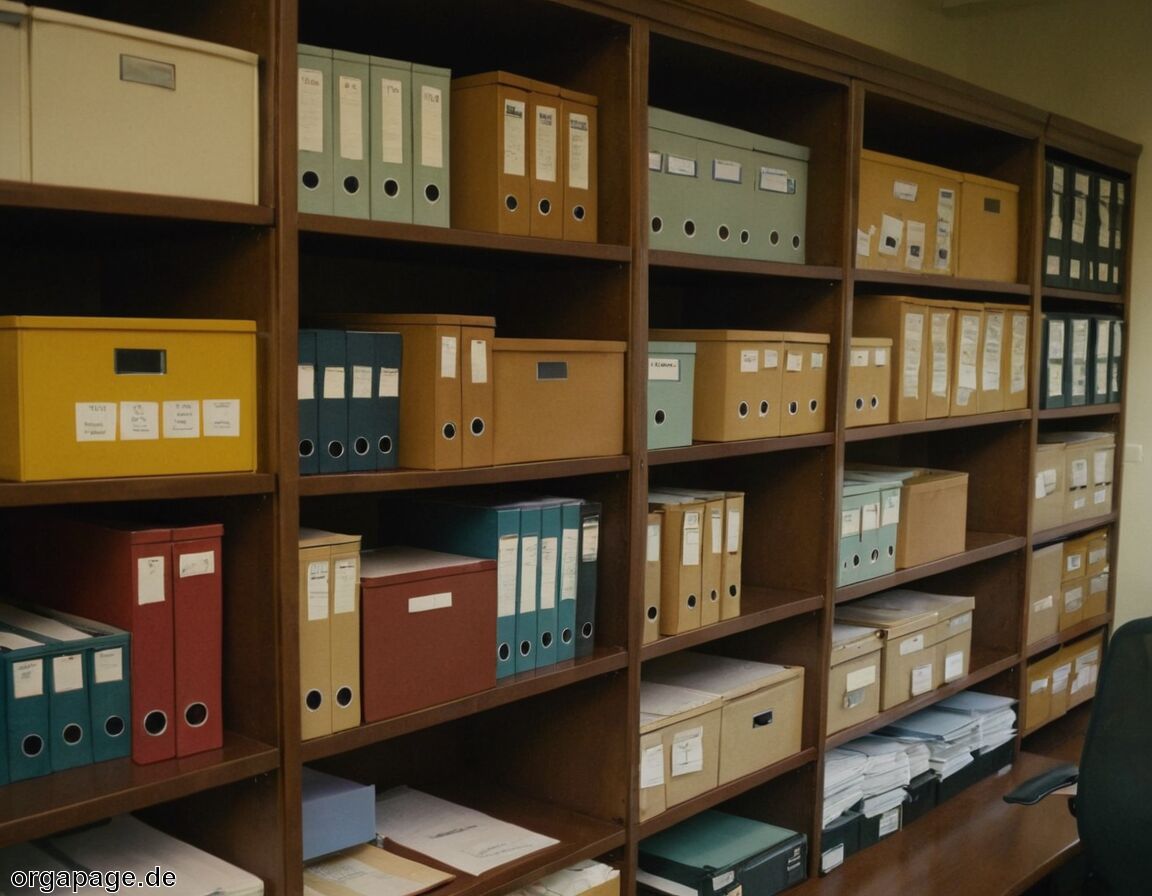 Sortierungskriterien: Thematisch oder chronologisch   - Büro organisieren mit Ablagesystemen: Papierkram richtig sortieren