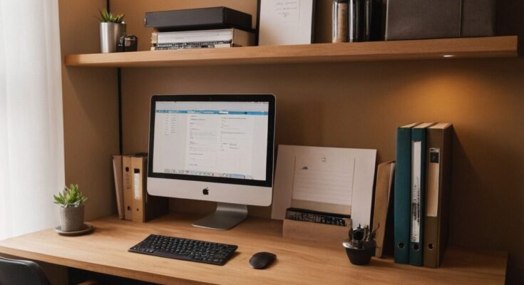 Büro organisieren am Schreibtisch: Praktische Lösungen für kleine Flächen