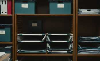 Büro organisieren mit Ablagesystemen: Papierkram richtig sortieren